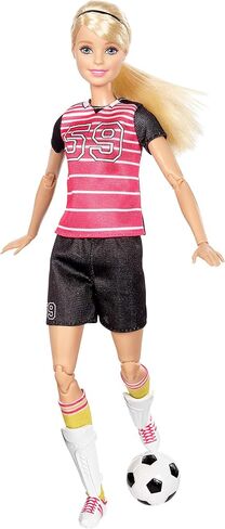 Barbie Made to Move Posable Soccer Player Doll in Saudi Arabia