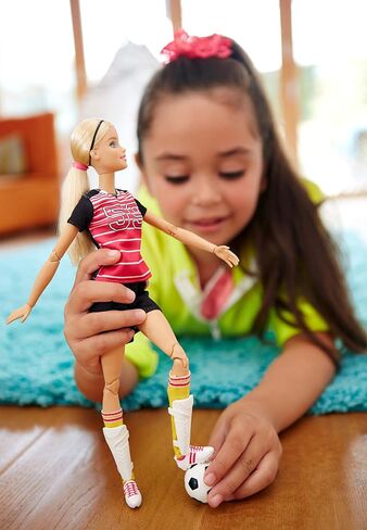 Barbie Made to Move Posable Soccer Player Doll in Saudi Arabia