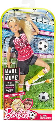 Barbie Made to Move Posable Soccer Player Doll in Saudi Arabia