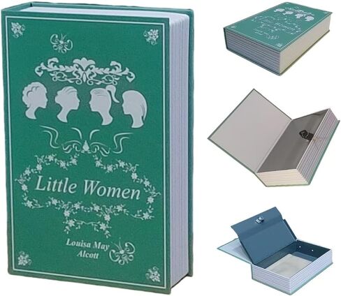Book Safe with Key Lock - Hidden Secret Compartment Lock Box for Valuables with a Cosmetic Bag, Perfect for Home, Office, or Trave(The Little Women) in Saudi Arabia