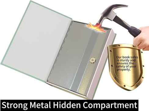 Book Safe with Key Lock - Hidden Secret Compartment Lock Box for Valuables with a Cosmetic Bag, Perfect for Home, Office, or Trave(The Little Women) in Saudi Arabia