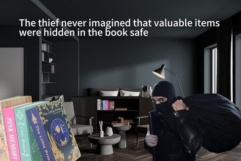 Book Safe with Key Lock - Hidden Secret Compartment Lock Box for Valuables with a Cosmetic Bag, Perfect for Home, Office, or Trave(The Little Women) in Saudi Arabia