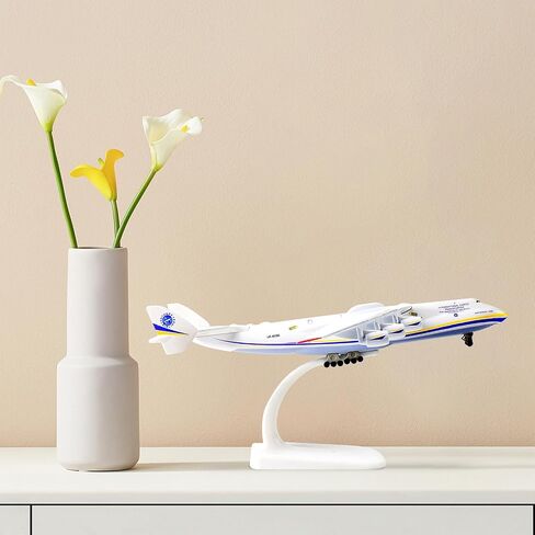 Antonov AN-225 Mriya 1/400 Diecast Aircraft Model Kit Military Transport Airplane Model with Stand for Collections or Gift (Ukrainian Painting) in Saudi Arabia