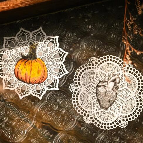 KSCRAFT A5 Halloween Rub On Transfer Sticker Scrapbook Sticker Journal Sticker for Adult Sticker of Sewing Handicraft Decor Sticker for Card Making Diary Album DIY Art and Craft in Saudi Arabia