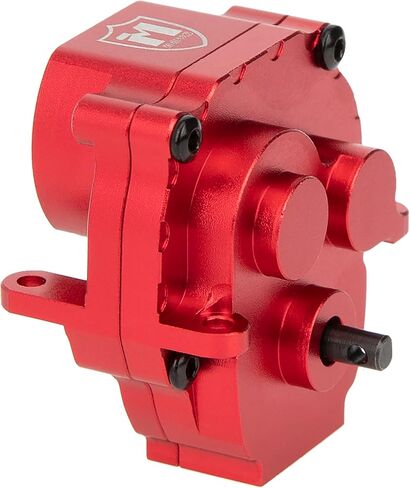 MEUS RACING TRX4M Complete Transmission Gearbox for Traxxas Defender/Bronco/K10/F150 1/18 RC Crawler Car Upgrades Parts, Red in Saudi Arabia
