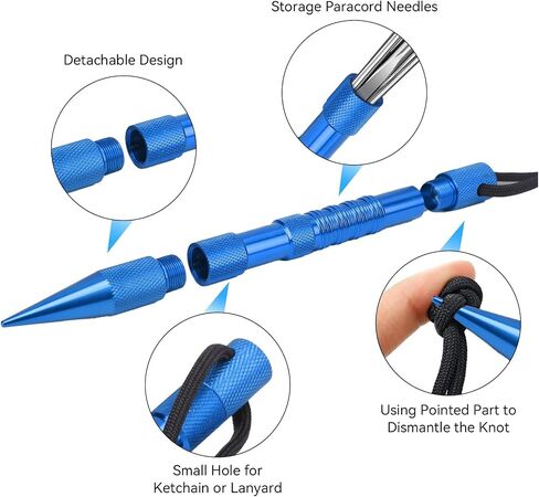 Herchr Marlin Spike ، Lacing Titching Edeles Stitches Steflic Steel Leathe in Saudi Arabia