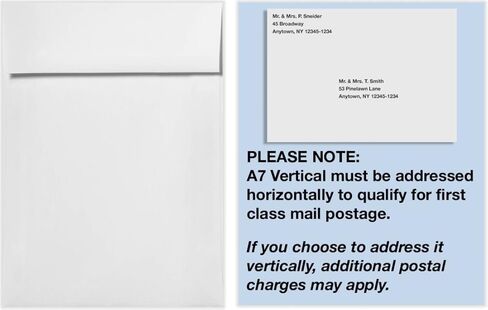 LUXPaper Vertical A7 Invitation Envelopes | 5 1/4" x 7 1/4" | Ruby Red | 80lb. Text | 50 Qty in Saudi Arabia