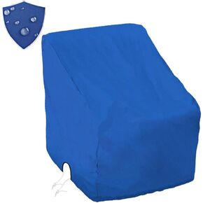 Boat Center Console Cover Medium Size 600D Blue Heavy Duty Waterproof Cover