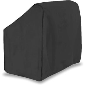 Boat Center Console Cover, 600D Marine Grade Polyester Canvas, Waterproof, Black, Up to 36" W x 24" L x 42" H