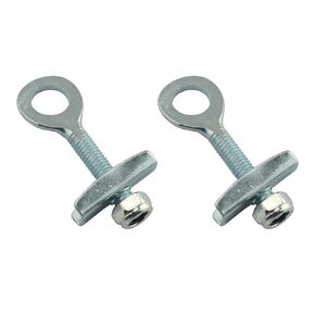 Bicycle Chain Adjuster 2PCS Adjustable Chain Buckle Bicycle Wheel Fixing Button Zipper Chain Tensioner Chain Adjuster for Dead Fly Bicycles Folding Bicycles and Mountain Bikes