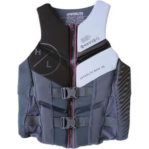 HyperLite Men's Elite Life Jacket - US Coast Guard Approved Level 70 Buoyancy Aid, Great for Any Water Sports Activity Including Boating, Paddle & Swimming