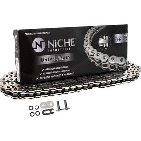 NICHE 525 Drive Chain 122 Links O-Ring With Connecting Master Link for Motorcycle ATV Dirt Bike