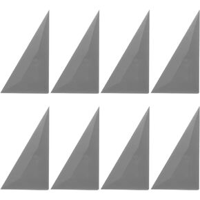 8Pcs Window Tint Squeegees Triangle Corner Squeegee Plastic Card Scraper Tools Gray Squeegee Tint kit for Car Wrapping Window Tinting Film Installation