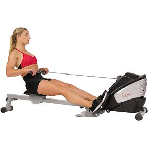 Sunny Health & Fitness Rowing Machine with Optional Magnetic Rower or Air Rower Exclusive SunnyFit App and Smart Connectivity