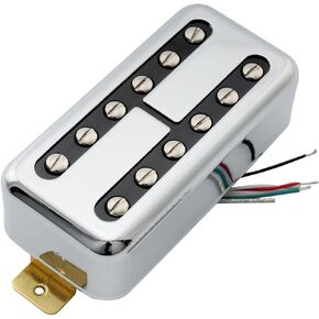 Artec TVFT Filtertron Style Alnico 5 Humbucker مجموعة التقاط جسر الرقبة للجيتار الكهربائي، ذهبي