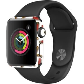 غلاف MightySkins متوافق مع Apple Watch Series 2 مقاس 38 ملم - بطانية صدفية | غطاء ملتف واقٍ ومتين وفريد ​​من نوعه من الفينيل | سهل التطبيق والإزالة وتغيير الأنماط | صنع في الولايات المتحدة الأمريكية
