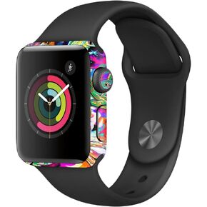 MightySkins Skin Compatible with Apple Watch Series 2 38mm - Wet Paint | Protective, Durable, and Unique Vinyl Decal wrap Cover | Easy to Apply, Remove, and Change Styles | Made in The USA