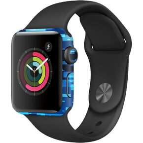 MightySkins Skin Compatible with Apple Watch Series 2 38mm - Space Blocks | Protective, Durable, and Unique Vinyl Decal wrap Cover | Easy to Apply, Remove, and Change Styles | Made in The USA