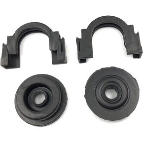 2Sets Upper Radiator Mount Bushing Bracket Compatible with Altima Maxima Murano Quest Rogue 21506-6M100 21542-CA000
