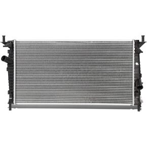 مشعاع ألومنيوم مثبت بمسمار طراز OE من DNA Motoring OEM-RA-2307 متوافق مع 01-07 Escape/ 01-06 Tribute 3.0L V6 AT/MT، 27-9/16 بوصة عرض × 18-3/8 بوصة ارتفاع × 1 بوصة عمق، مدخل 1-1/4 بوصة، مخرج 1-1/2 بوصة