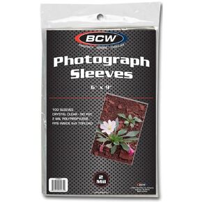 BCW 1-6X9SLV Bcw 6X9 Photo Sleeves