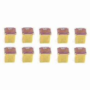 10 قطع من مجموعة الصمامات JCASE Fuse 30 أمبير للسيارات ذات المظهر المنخفض لسيارات Ford وChevy/GM وNissan وToyota Pickup Trucks والسيارات وسيارات الدفع الرباعي