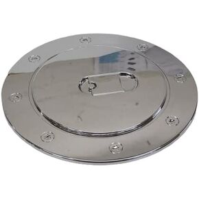 Chrome Fuel Tank Gas Cap Door Cover For 1999-2006 Chevrolet Silverado