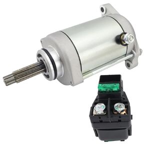 Starter w/Relay for Suzuki 31100-32E00 31100-32E01, for Arctic Cat 3545-001 3545-014, 18865