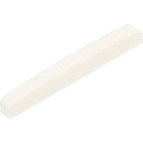 MECCANIXITY 6 String Pre-Slotted Electric Guitar Bone Nut for LP Guitar Replacement Bass White,42x3.5x5.5mm
