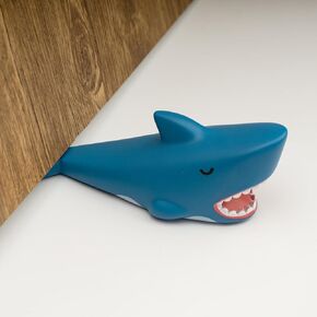 Cute Door Stopper, Cartoon Shark Animal Door Stop, 1 Pack Decorative Door Wedge for Home and Office Floor(Patent Registering)