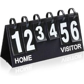 Upstreet Scoreboard/Score Keeper for Indoor & Outdoor Sports - Ping Pong/Baseball/Tennis/Basketball Scoreboard or Varsity Scoreboards/Volleyball Scorekeeper - Portable Scoreboard Flips up to 99