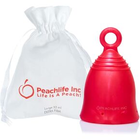 كوب الحيض الدائري - حماية ضد الانسكاب - كبير، قوي للغاية in Kuwait