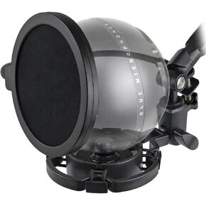Blue Snowball Shock Mount with Pop Filter, Noise Reduction Microphone Shock Mount Mic Holder for Blue Snowball Ice Mic in Kuwait
