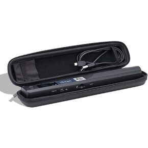 MUNBYN 10.5“ x 1.6" x 1.2“ Hard Travel Case for Iscan/Vupoint Magic Wand Portable Scanner, Shockproof/Water Resistant/Pressure-proof, Ideal for Fitting Scanner, USB Cable, Clean Cloth Together