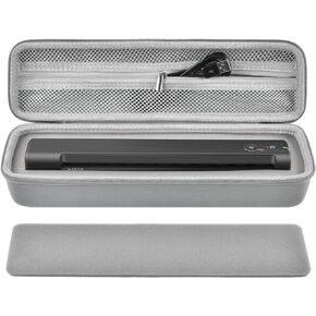 ALKOO Case Compatible with Epson Workforce ES-50/ ES-60W/ ES-55R/ ES-65WR/ DS-30/ DS-70/ DS-80W Portable Sheet-Fed Document Scanner, Storage for Epson Scanner for PC and Mac- Black (Box Only)