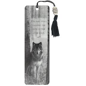 Wolf Beaded Bookmark