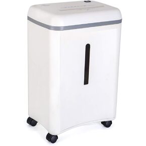 WOLVERINE 6-Sheet 2x6mm Super Micro Cut High Security Level P-5 Ultra Quiet Paper/Credit Card Shredder for Home Office by Manganese-Steel Cutter and 5 Gallons Pullout Waste Bin SD9610