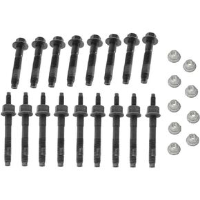 Exhaust Manifold Bolts & Studs Hardware Kit set Compatible for 2003-2008 Chrysler Dodge Ram 5.7L V8 Engines. (Complete set Left + Right)