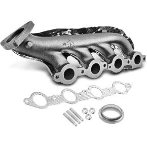 A-Premium Passenger Side Exhaust Manifold with Gasket Kit Compatible with Chevrolet Silverado 1500 2500 1999-2002 Suburban 1500 2500 2000-2001 Express 2500 3500 2003 GMC Sierra V8 4.8L 5.3L 5.7L 6.0L