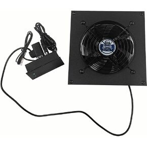 coolerguys Single 120mm USB Fan with Bracket and Preset Thermostat