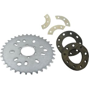 New 9 Hole Rear Sprocket Mount kit with 35T Sprocket Fit for 49cc 50cc 66cc 80cc Motorised Bicycles Bike Engine Parts