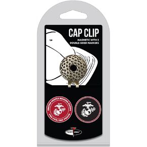 Team Golf Military Golf Cap Clip with 2 Removable Double-Sided Enamel Magnetic Ball Markers, Attaches Easily to Hats in Kuwait