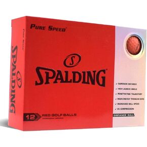 Spalding Pure Speed 12 Ball Pack - Red