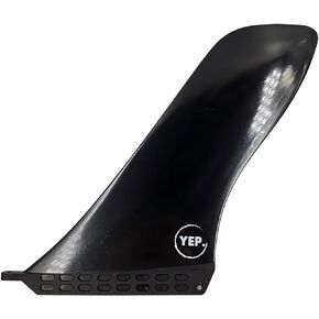 9inch Longboard & SUP Single Surfboard Fin 9" + Free No Tool Fin Screw - Center Fin for Surfboard & Paddleboard
