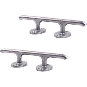 Boat Dock Cleats 4 Inch Stainless Steel Cleat Eagle Series (Washed Stainless Steel, 2 PCS)