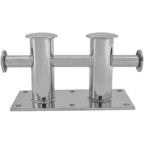 ISURE MARINE 316 Stainless Steel Single Mooring Bitt Cross Bollard 260mm*1200mm for Boat Kayaks Accessories