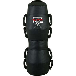 Grappling Dummy with Handles, MMA Floor Punching Bag, Ground and Pound Training Throwing Striving BJJ MMA Punching Dummy Strong Vinyl Material for Pro Training - UNFILLED