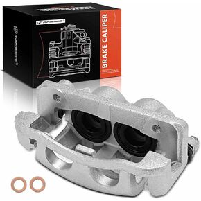 A-Premium Disc Brake Caliper Assembly with Bracket Compatible with Select Nissan and Infiniti Models - Pathfinder Armada, Armada, QX56, Titan, V8 5.6L - Front Left Driver Side