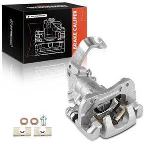 A-Premium Disc Brake Caliper Assembly with Bracket Compatible with Select Acura and Honda Models - TSX 2004-2008, Accord 1998-2007 - Rear Left Driver Side