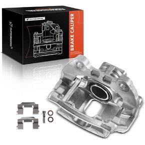 A-Premium Disc Brake Caliper Assembly with Bracket Compatible with Buick, Chevy, GMC, Isuzu, Olds and Saab Models - Rainier, SSR, Trailblazer, Envoy, Ascender, Bravada, 9-7x - Rear Left Driver Side
